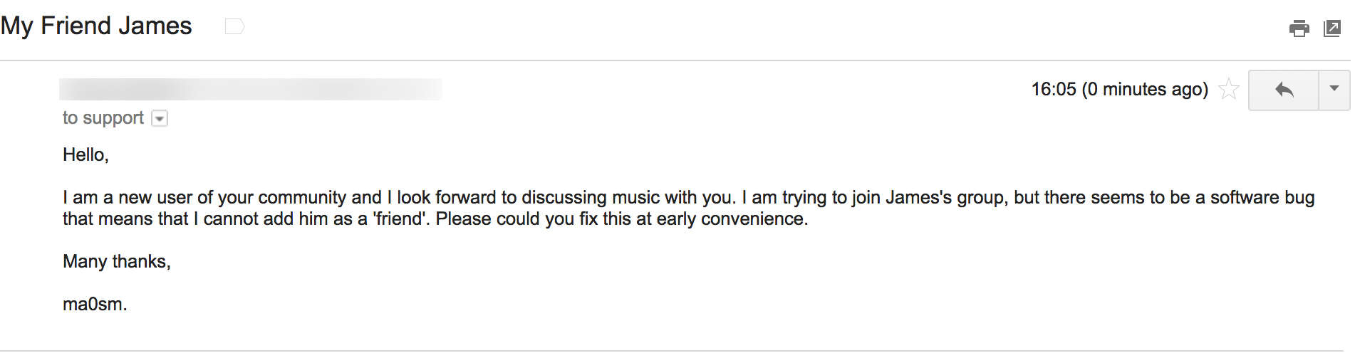 LineChatSupportEmail